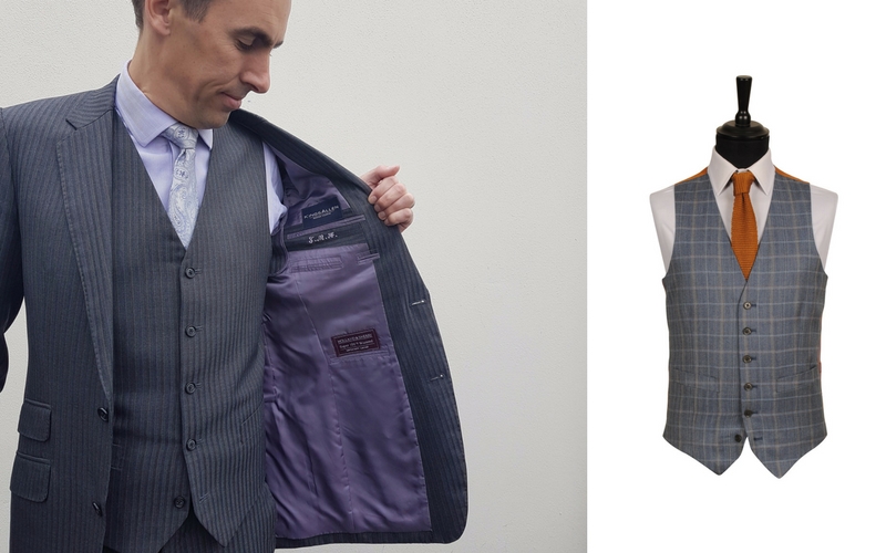 Double breasted waistcoat hot sale with single breasted jacket