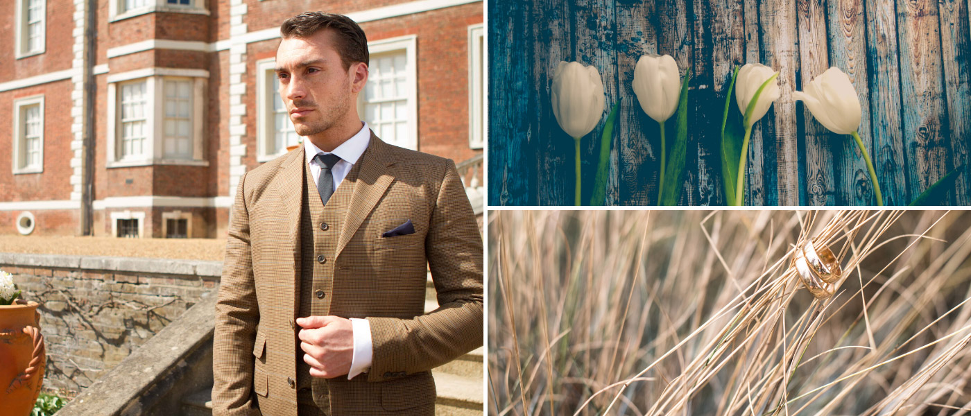 Country wedding attire on sale for male guests