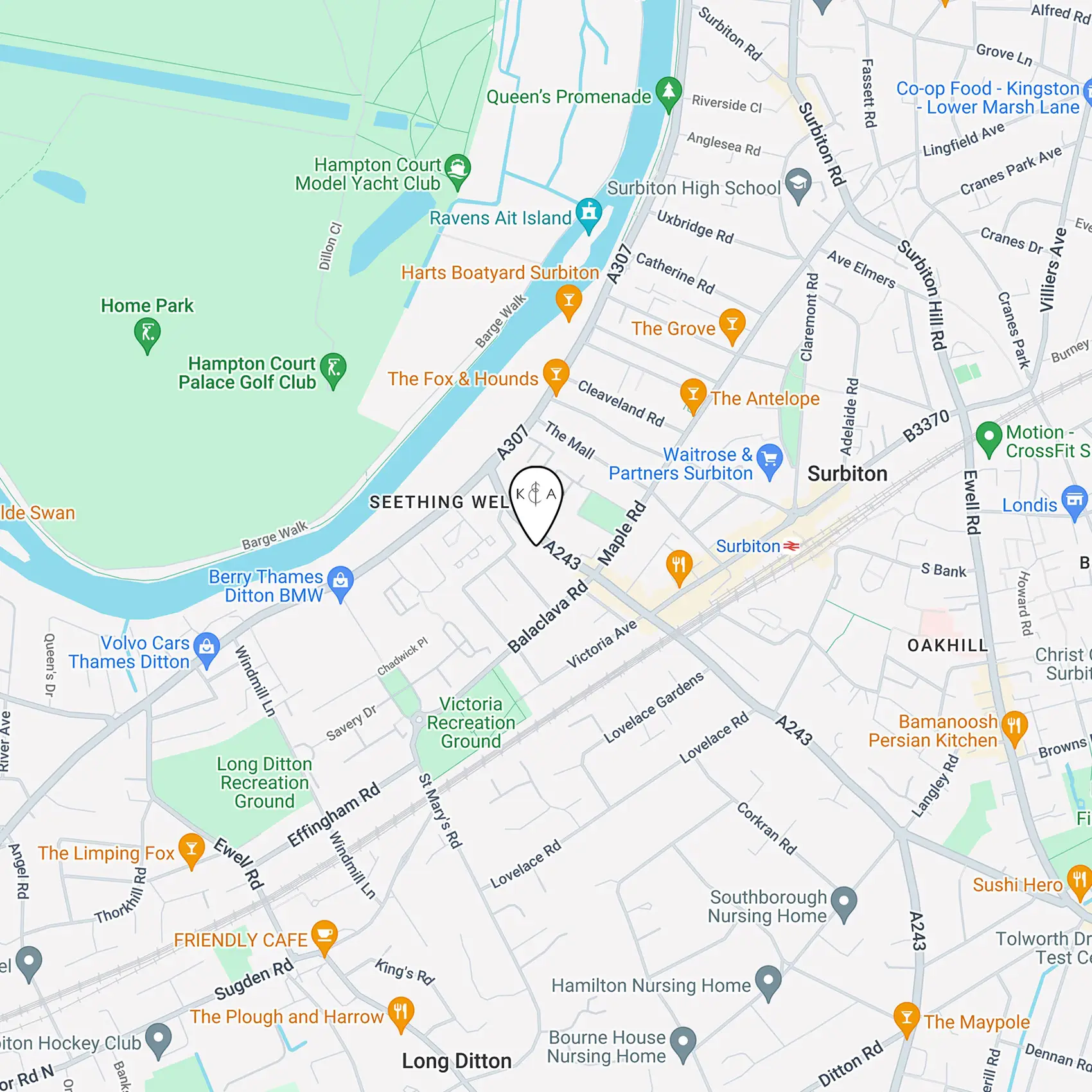 Kt6 Postcode King & Allen Surbiton